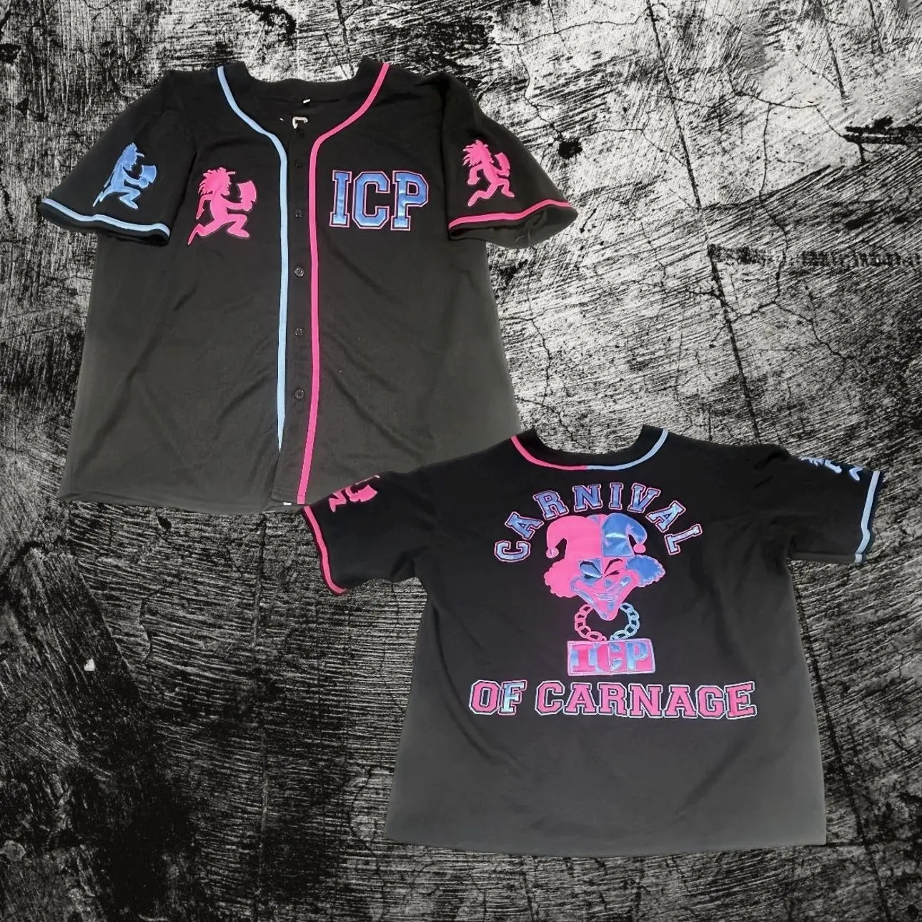 Carnival of Carnage Baseball Jersey, ICP Juggalo Jersey, Gift For Him, Gift For Her, For Any Season, Classic Styles