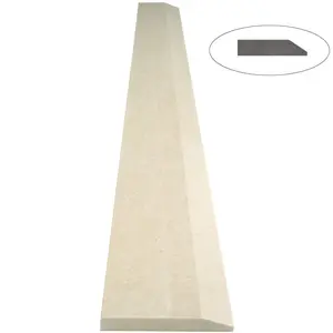 Pearl Marfil Stone Saddle Threshold Single Hollywood