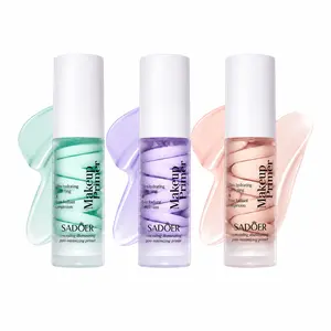 Concealer Brightening Primer Face Makeup Base, Hydrating Pore Minimizing Primer, Color Correcting Makeup Primer, Illuminating Long Lasting Smooth Skin Base for Flawless Radiant Makeup Finish