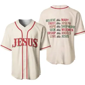 Personalized Christian Believe Like Marry Love Like Jesus Baseball Jersey Shirt