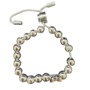 Minimalist Metal Chain Bracelet for Women Aesthetic Gold Silver Jewelry Trendy Layering Gifts for Her Birthday Christmas Stocking Stuffers TikTok Fashion