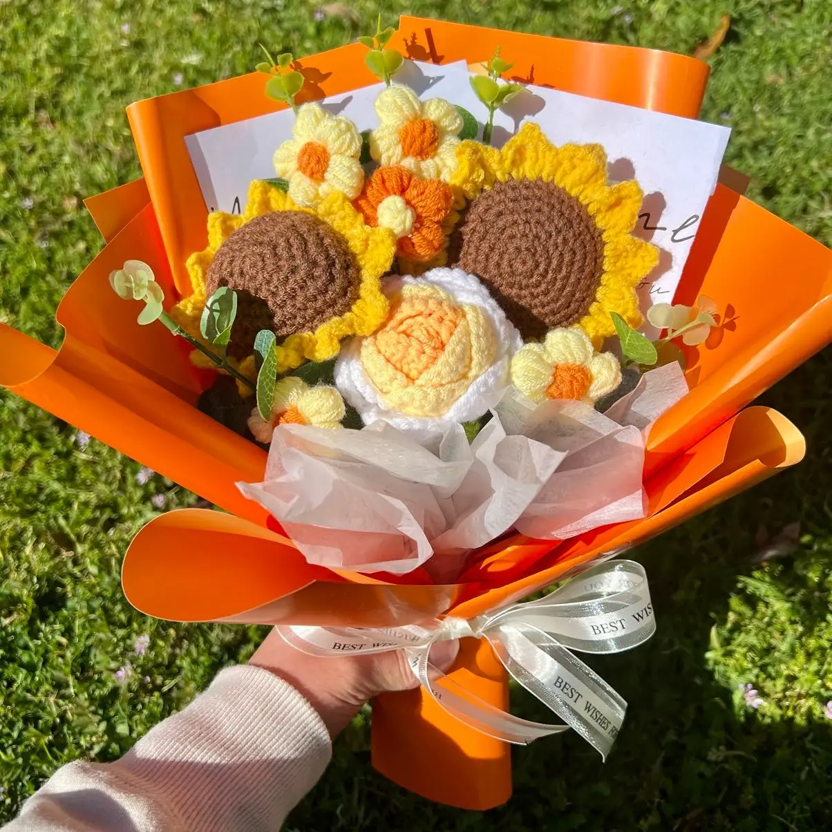 Crochet sunflowers bouquet Crochet sunflowers bouquet