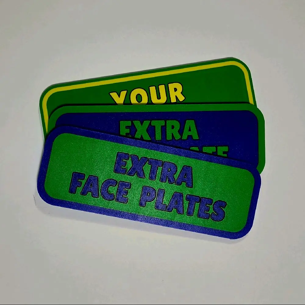 Lavender Custom Message Extra Face Plates for Standard Light-Up Signs - 3 Pieces, Tool-Free Quick Change, Home Decor, Bulk Pricing Available