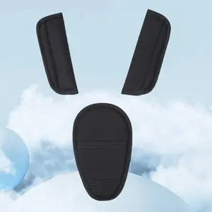 Car Seat Shoulder Pads Set, 3-Piece Safety Harness Pad, Stroller Protection Kit, Baby Safety Accessories