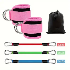 [Resistance Ankle Bands] Ankle Resistance BandsAnkleBands for Leg & Butt Training-Resistance Bands withCuffsand Ankle Straps exercise mesh carry bag shoulder adjustable fitness wrist cuff hip kickback gear size home equipment glutios