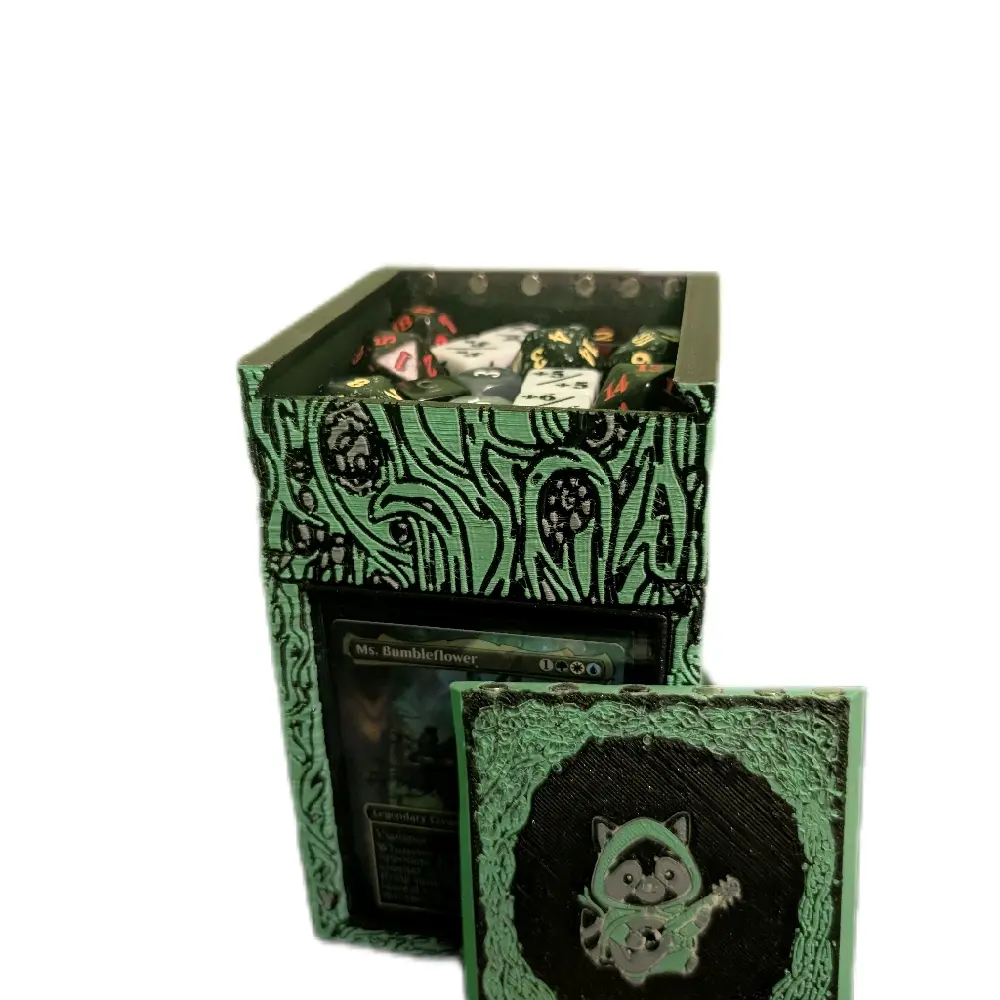 Bloomburrow Meadow" 3D Printed Commander Deck Box Bello edition - TikTok Shop Bloomburrow Meadow" 3D Printed Commander Deck Box Bello edition - TikTok Shop