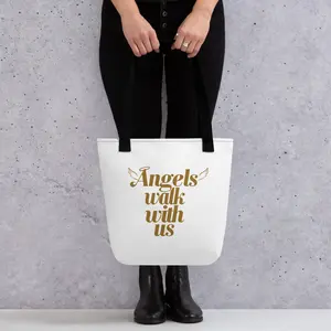 Inspire Me | Angels Walk With Us | Tote Bag