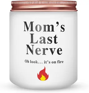 Gifts for Mom from Daughter & Son - Perfect for Mothers Day, Birthday Gifts, or as a Gift for Wife - Relaxing Scented Candle - Unique Presents & Tokens of Love, 8oz Lavender Candle Stocking Stuffers