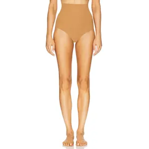 Commando Control Thong in Caramel