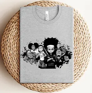 Boondocks T-Shirt, Huey Shirt, Riley Shirt, Uncle Ruckus Shirt, Oldschool Shirt, Vintage Cartoon Shirt, Rags to Riches Shirt, Thugnificent, Gift For Anime Fans