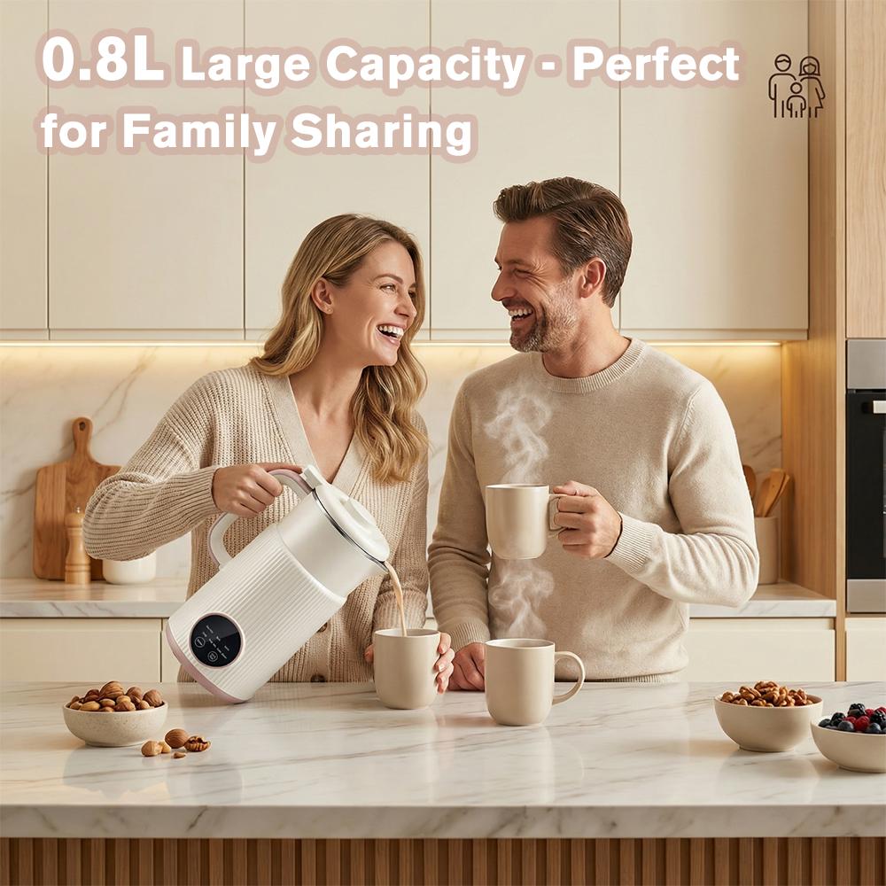 Multifunctional Juicer Blender - High Speed Stainless Steel Household Juicer Machine, Automatic Nut Milk Oat Soybean Maker with Timer & Keep-Warm, White Home Kitchen Appliance, Valentine’s Day Gift, High Speed Blender, Household Blender fathersdaygiftidea