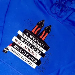 Statement Hoodie - Royal Blue