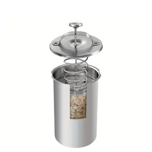 Single Piece Stainless Steel Meat Maker Device, a Healthy Tool for Crafting Homemade Beef Or Chicken Patties, Suitable for Sandwiches, Seafood, And Poultry, Robust Kitchen Cooking Accessory