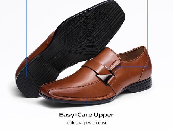 【summervibes】BRUNO MARC Men's Giorgio Leather Lined Dress Loafers Shoes Footwear,summervibes