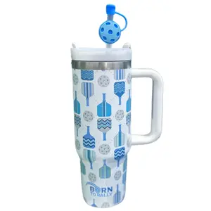 Blue Pickleball 30oz Tumbler