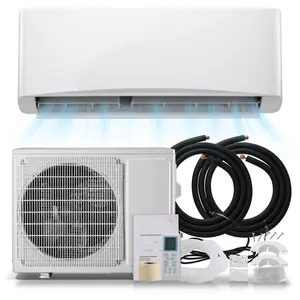 WANAI 17 SEER2 9000BTU/12000BTU 4-in-1 Mini Split Air Conditioner & Heater 115V/230V Cools Up to 750 Sq.ft Installation Kit Included