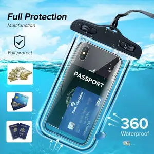 IP68 Universal Waterproof Phone Cases Bag For iPhone 16 15 14 13 12 11 Pro Max Samsung S23 S24 S25 Ultra Swim Cover Accessories