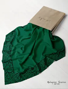 Printed Malaysian Scarf – Crepe Chiffon Fabric