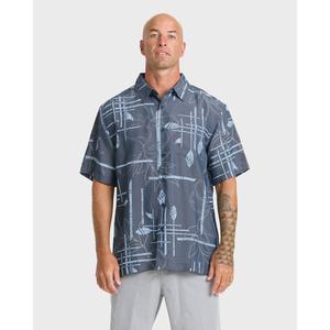 Quiksilver | Waterman Paddle Out Short Sleeve Woven Shirt | Men's Chest Pocket Breathable | Travel