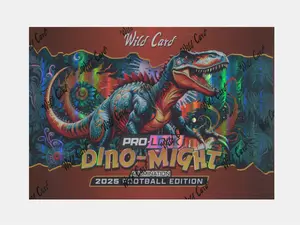 2025 Wild Card Dino-Might Pro-Look Football Cards