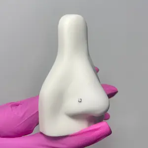 Titanium Basic Gem Nose Stud