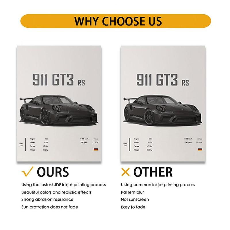 Canvas Print Art Modern Fashion Style Cool Car Racing Samurai Creative Room Decor Wall Poster Living Room Bedroom Office School Gift