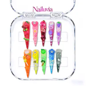 (G032) Long Stiletto (2.1 inch) Press-On Nails