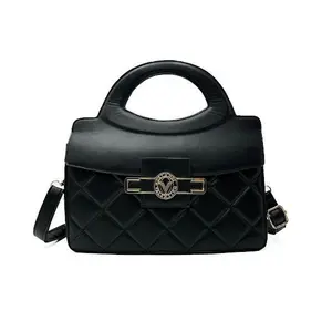 Valentino Orlandi Top Handle "V" Lock Handbag