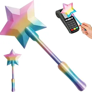 Creative Small Gift, 3D Printed Wand Tap to Pay, Cross-Border Starlight Magic Wand, Non-Contact NFC Payment Case, Innovative Accessory