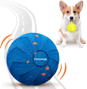PetZynergy Interactive Dog Toys Dog Ball,[Newly Upgraded] Durable Motion Activated Automatic Rolling Ball Toys for/Small/Medium/Large Dogs,USB Rechargeable dog enrichment