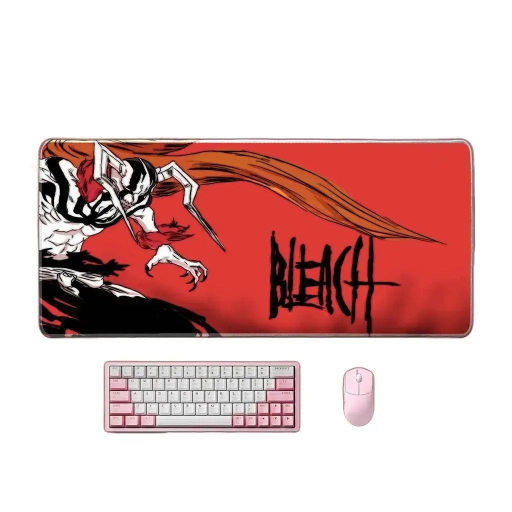 Share Bleach Hollow Ichigo Mouse Pad Anime Desk Mat Red Japanese Style Gaming Mousepad
