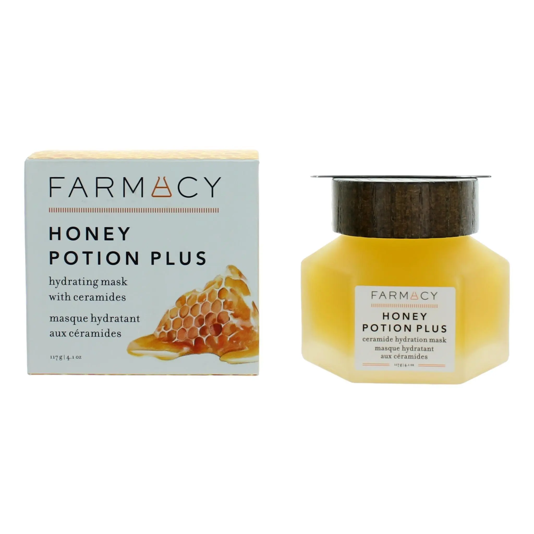 Farmacy Honey Potion Plus Scented Floral Aroma Daily Fragrance Hydrating Mask, 4.1 oz, Gentle, 4.1 Fl Oz