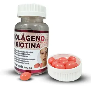 Colagen and Biotin - Colageno y Biotinea 60 Softgels 500mg Colagen and Biotin - Colageno y Biotinea 60 Softgels 500mg