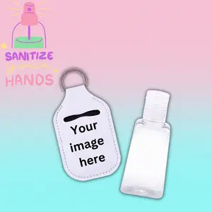 Customizable Hand Sanitizer Holder Keychain