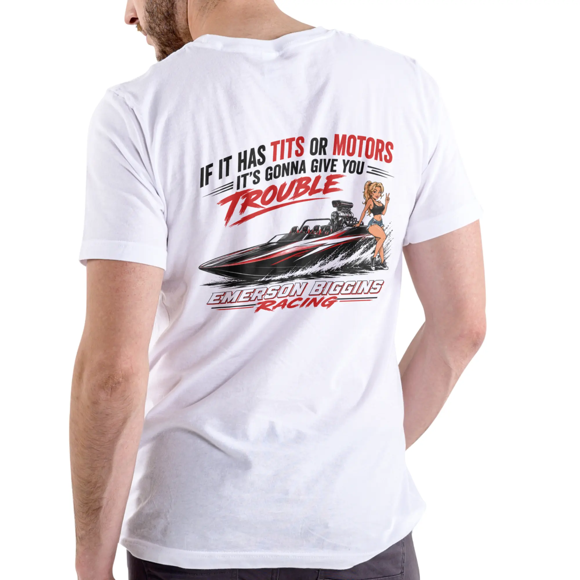 EMERSON BIGGINS RACING, BOATING T Shirt, Unisex Cotton