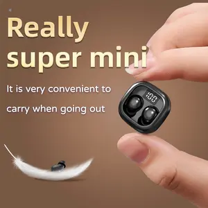 INSONIXN Wireless Bluetooth Sleep Earbuds Ultra Small Mini Earplugs Soft Silicone Low Frequency Loop High Fidelity Sound Quality for Cycling Sports Running Sleep Perfect Gift - Audio