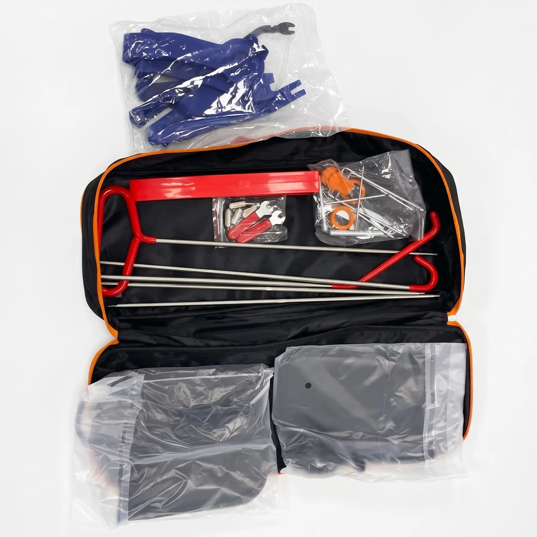 Universal Car Emergency Lockout Kit with Storage Bag – Auto Door Opener & Trim Tools