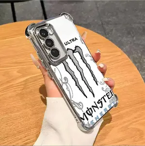 MS For S22 S23 S24 FE ULTRA PLUS Four CornersAnti-Fall Transparent Soft Silicone Phone CasesShell Tough Phone Cover L12 #SMMZ2