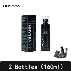 2 Pcs Electric Shaver Cleaning Spray Cleans blade residue and hair buildup Deodorizes and prevents rust Quick cleaning with a fresh scent Eliminates odors One spray, one wipe—convenient and practical