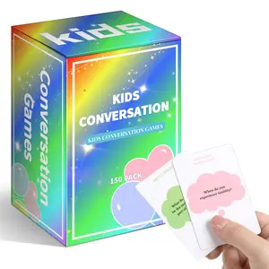 Kids Conversation Cards Games Conversation Starters Question Classroom Communication Games for Kids Family Classroom,exercise children's social skills , enhance communication skills
