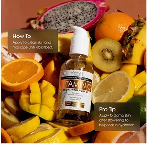 Vitamin C Cream Lotion Body Oil - Moisturizing & Firming for Women, Men, and Uneven Skin Tone with Travel Size - Comfort, Hydrating Hydrate Skincare Moisturizer Brightening Anti Aging
