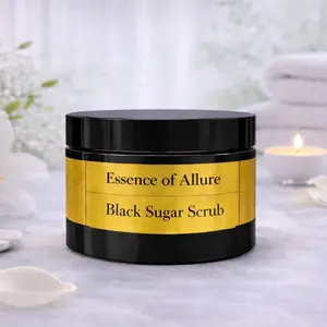 Exfoliating and Nourishing Black Sugar Scrub for men by Essence of Allure