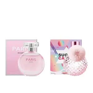 Secret Plus Paris Women & Sugar Candy 2pcs Gift Set - 2 x 100ml Eau de Parfum Fragrance for Her & Him - Delicate Floral & Woody Notes