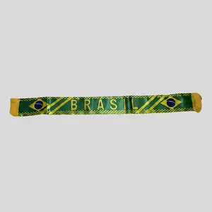 Brazil Satin Fan Scarf 🇧🇷⚽✨