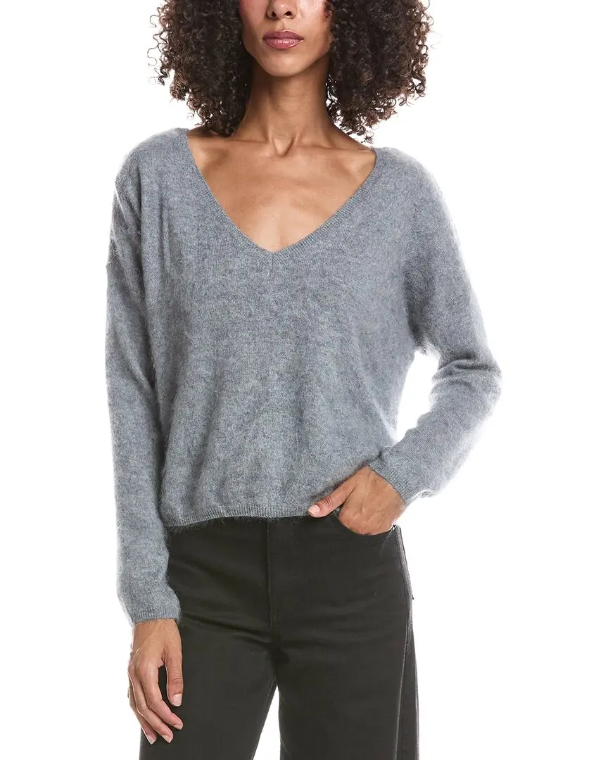Brodie Cashmere Brushed Rosa Reversible Cashmere Sweater