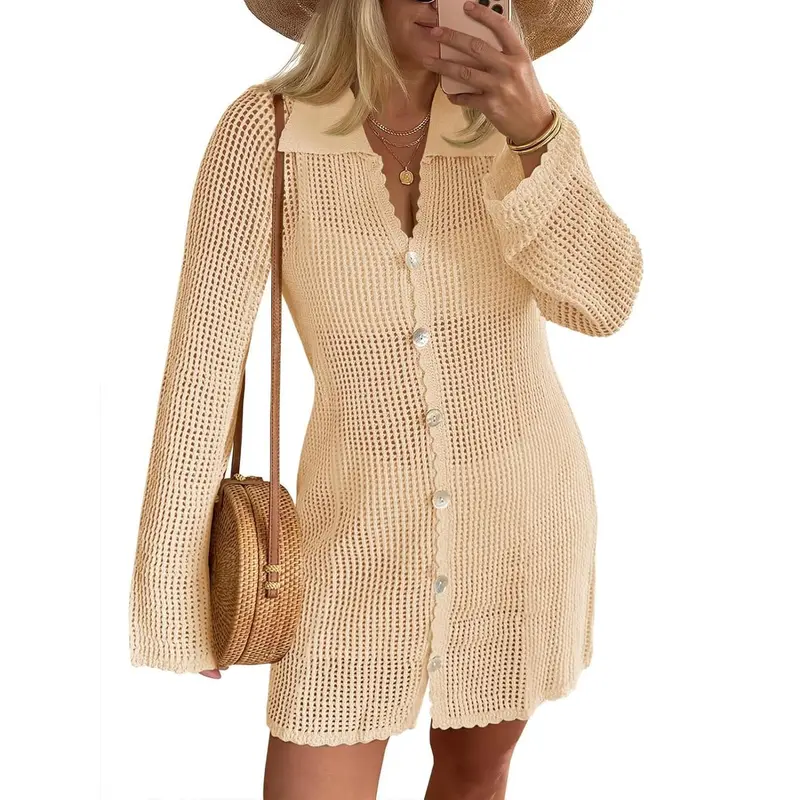 chinese dress ladies Twilight Garden Print Cardigan Mini Dress – VICI main image 0