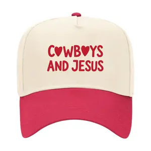 Cowboys And Jesus Trucker Hat