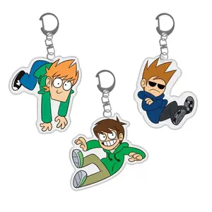 Eddsworld Matt Anime Keychain,  Acrylic Keychains, Gift for Friend