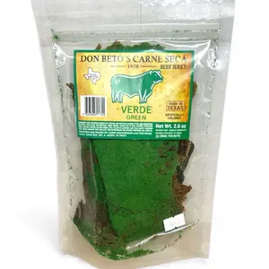 Don Beto’s Beef Jerky-Spicy Green 2.6 Made in Texas