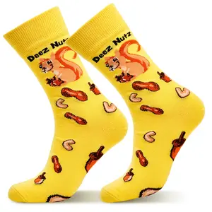 TC9SOCKS Funny Socks - Crazy & Silly Socks for Men & Women, Fun Dress Socks with Unique Prints, Great Gift for Groomsmen, Birthdays & Friends